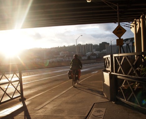 Spotted: Commuting in Portland