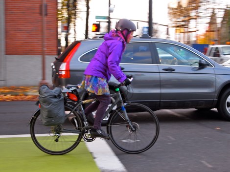 Spotted: Commuting in Portland