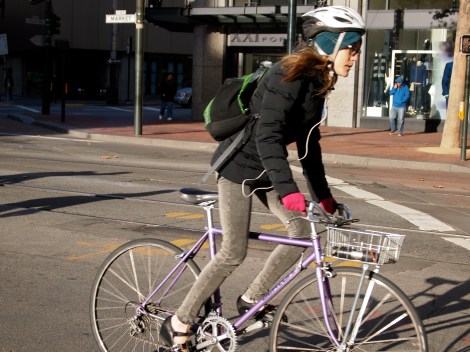 Spotted: Commuting in SF