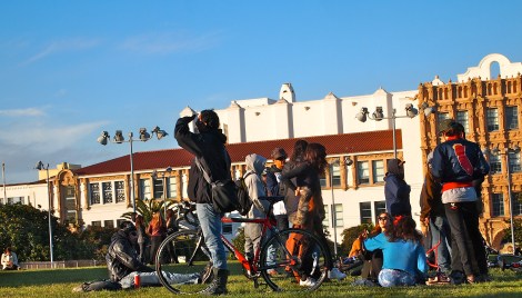 Bicycles in Dolores Park!