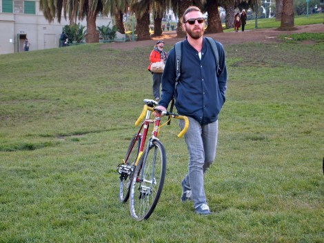 Bicycles in Dolores Park!